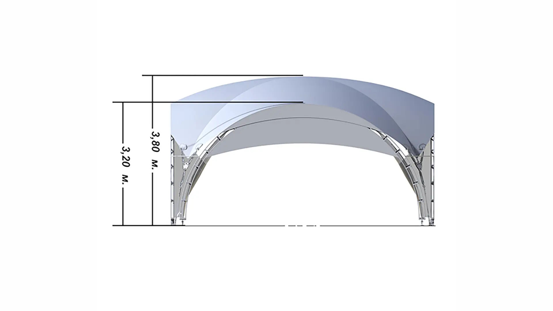 Шатёр Дюна 6х6