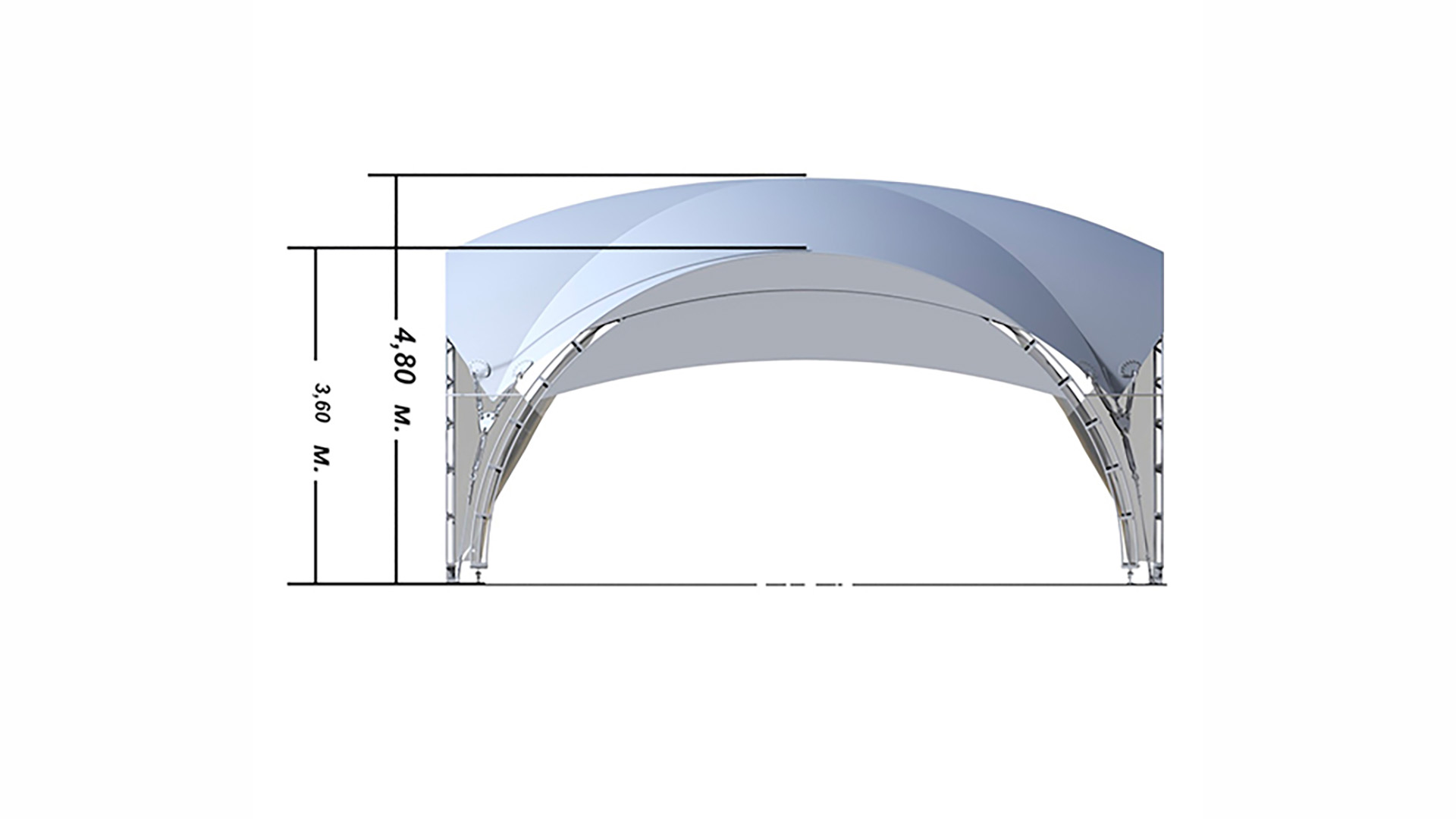 Шатёр Дюна 8х8