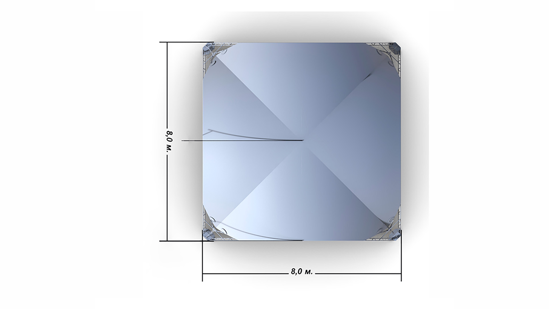 Шатёр Дюна 8х8