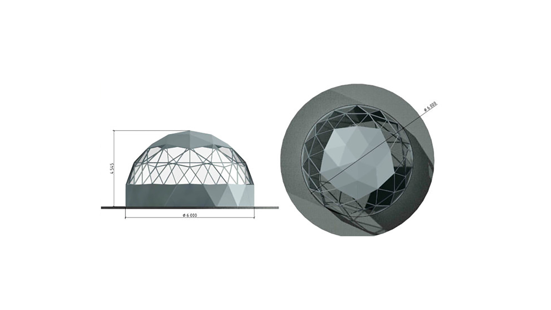 Сферический шатер «GEOSPHERE D6»