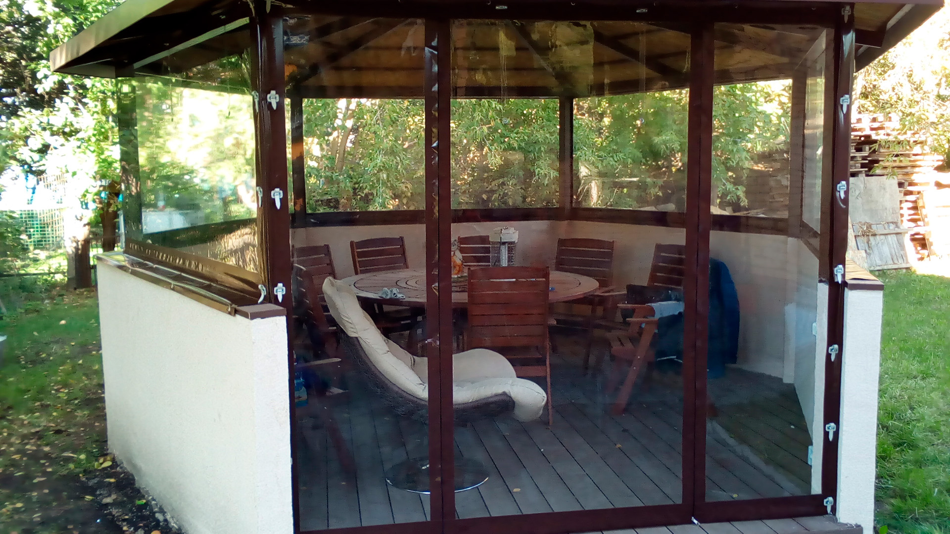 Мягкие окна из ПВХ для беседок, веранд и террас