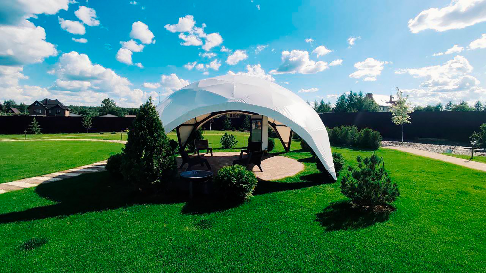 Купольная беседка 5х5