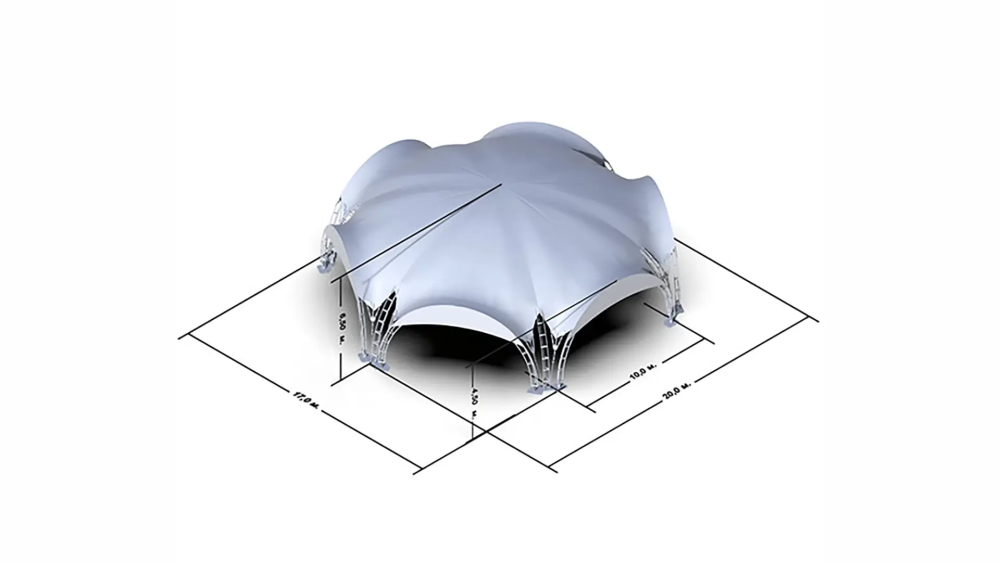 Шатёр Гексагональ 20х17