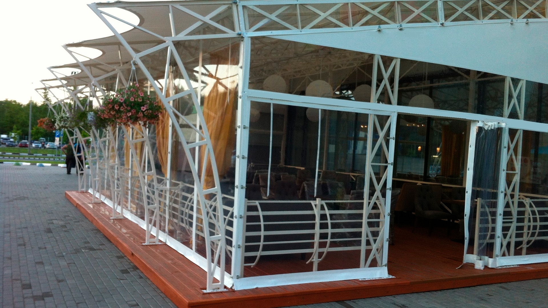 Открытые летние веранды и террасы