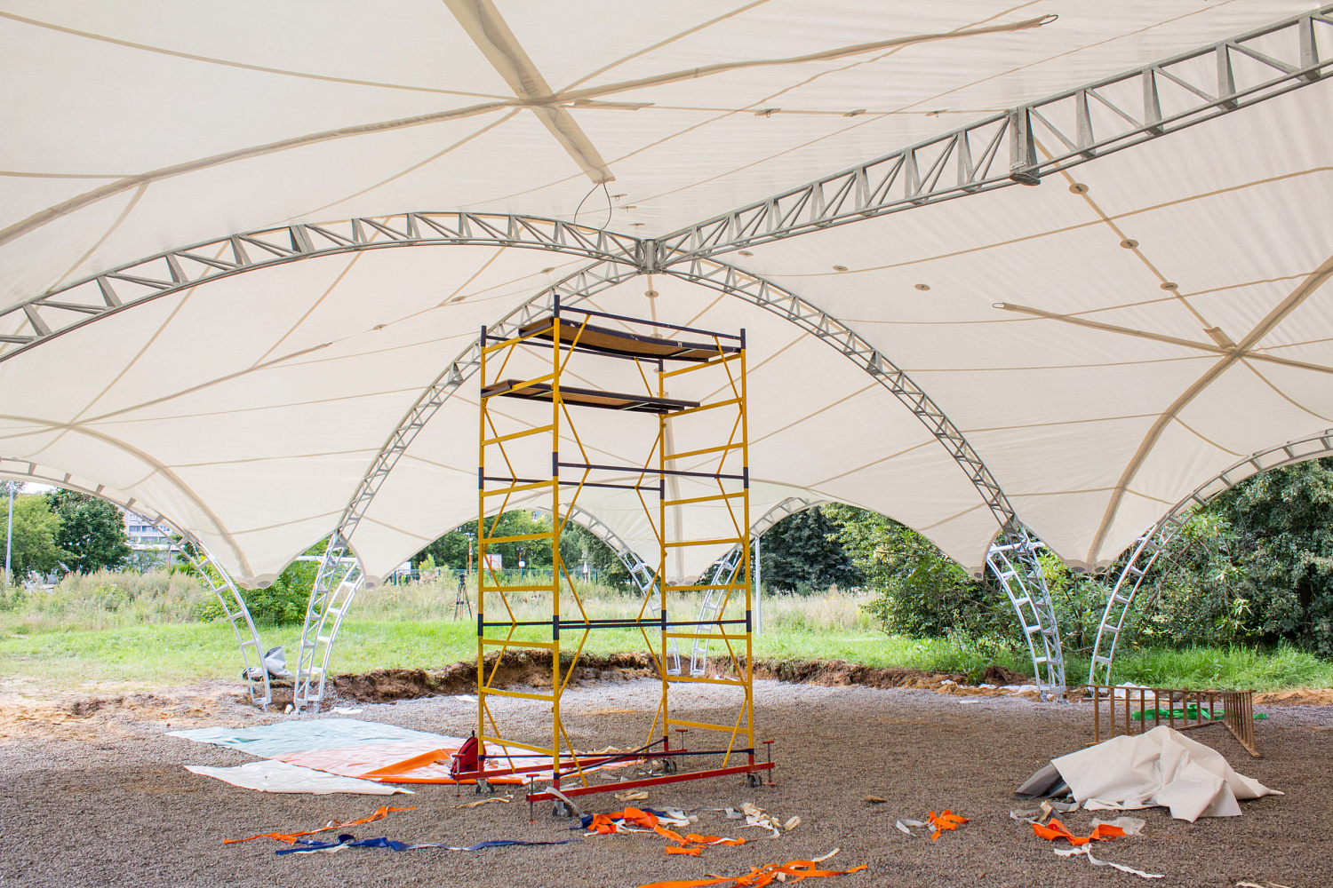 Арочный шатер