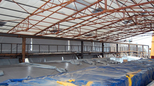 Строительные тепляки для зимнего бетонирования и работ