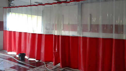 ПВХ шторы для автомоек — зонирование, защита и теплосбережение