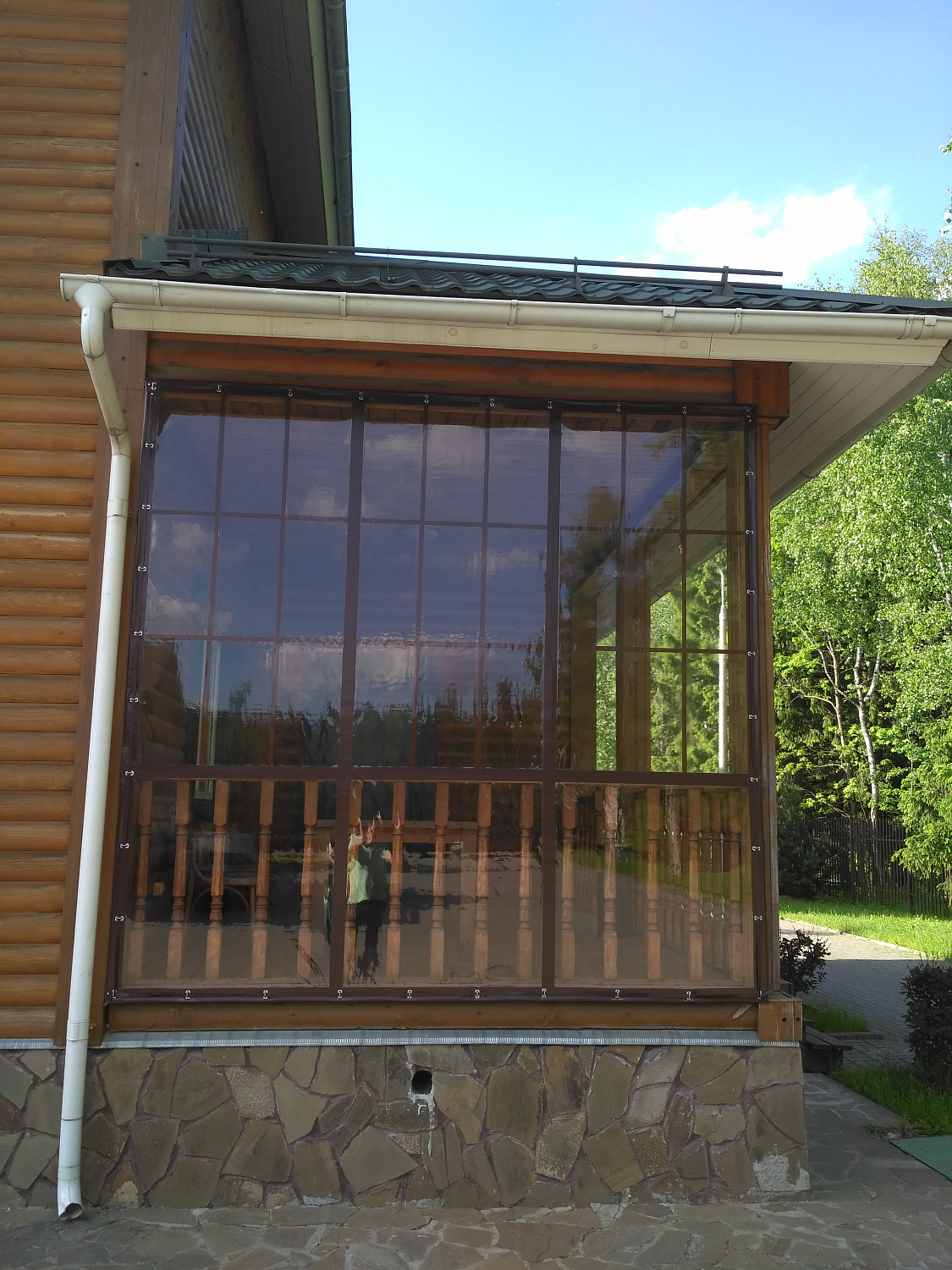 Мягкие окна - частный дом