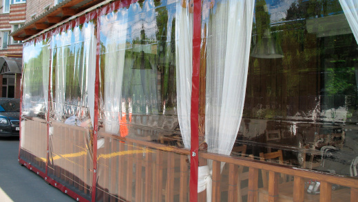 Мягкие окна из ПВХ для беседок, веранд и террас