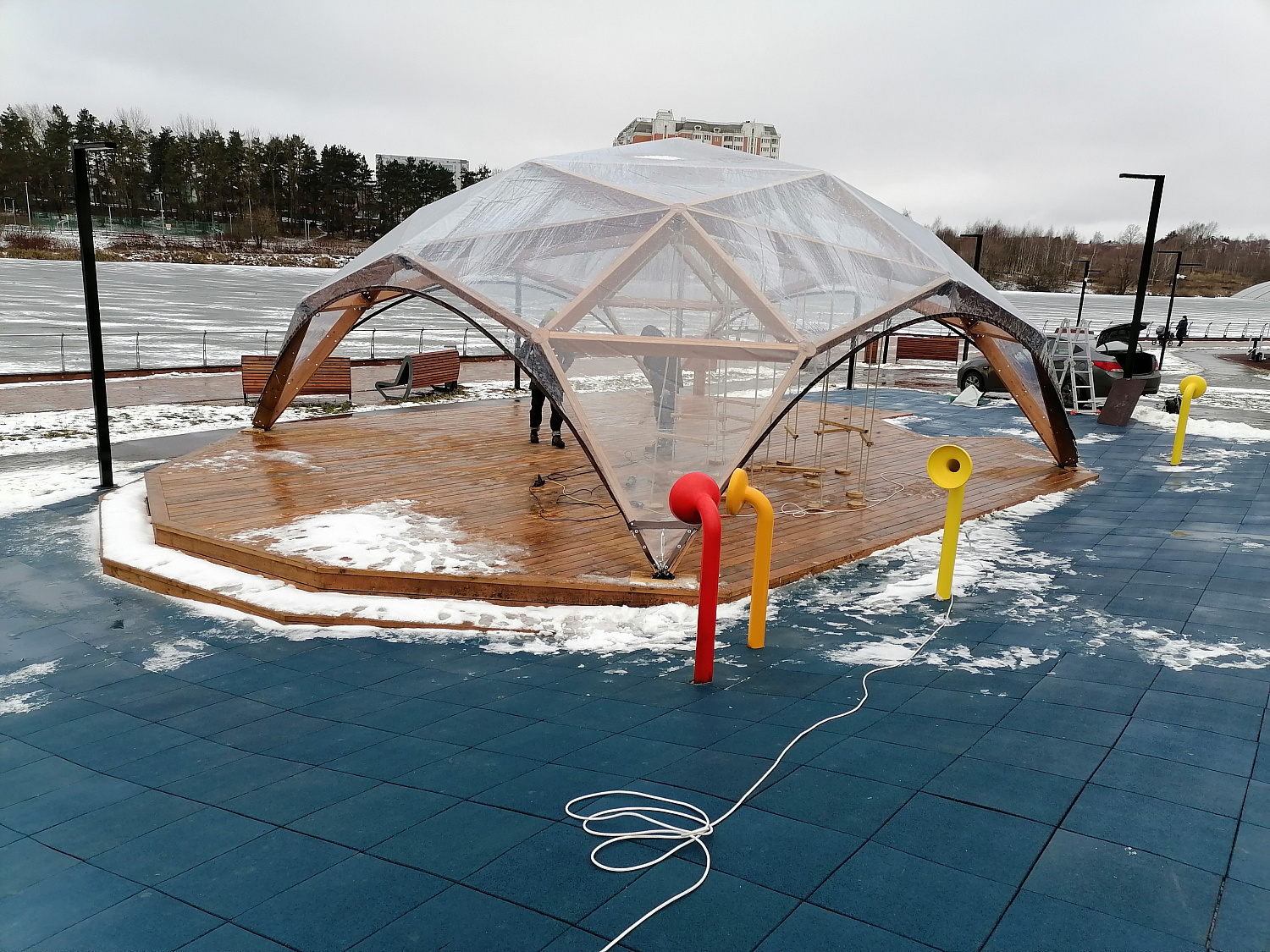 Шатёр - детская площадка