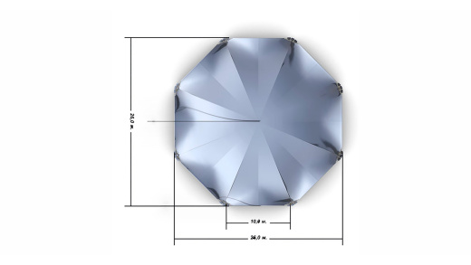 Шатёр Октагональ 26х24