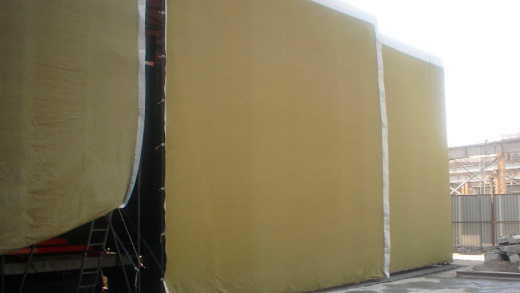 Брезентовые полога, тенты и шторы на заказ от производителя