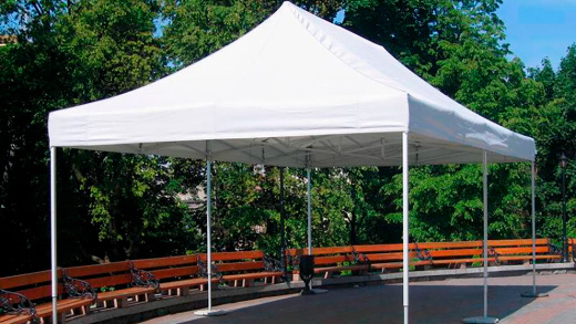 Мобильный быстросборный шатёр - гармошка 4х8 м