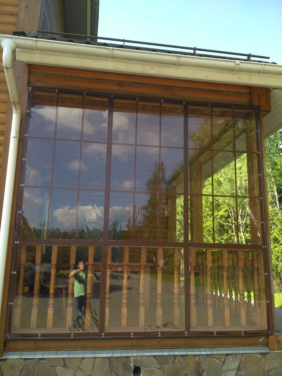 Мягкие окна - частный дом