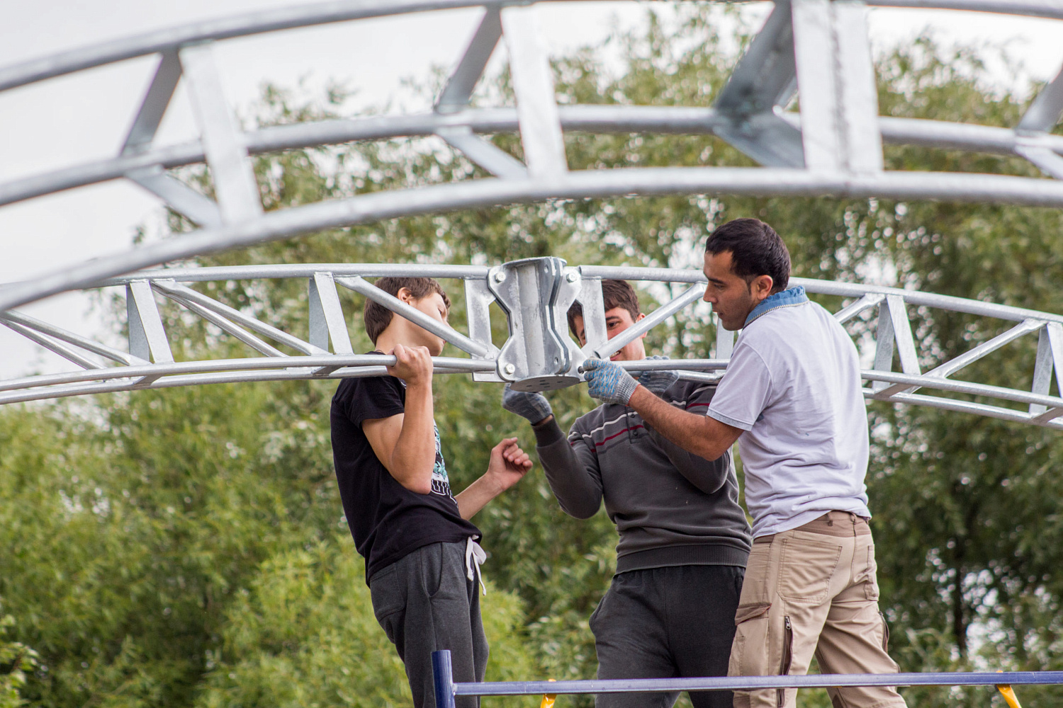 Арочный шатер