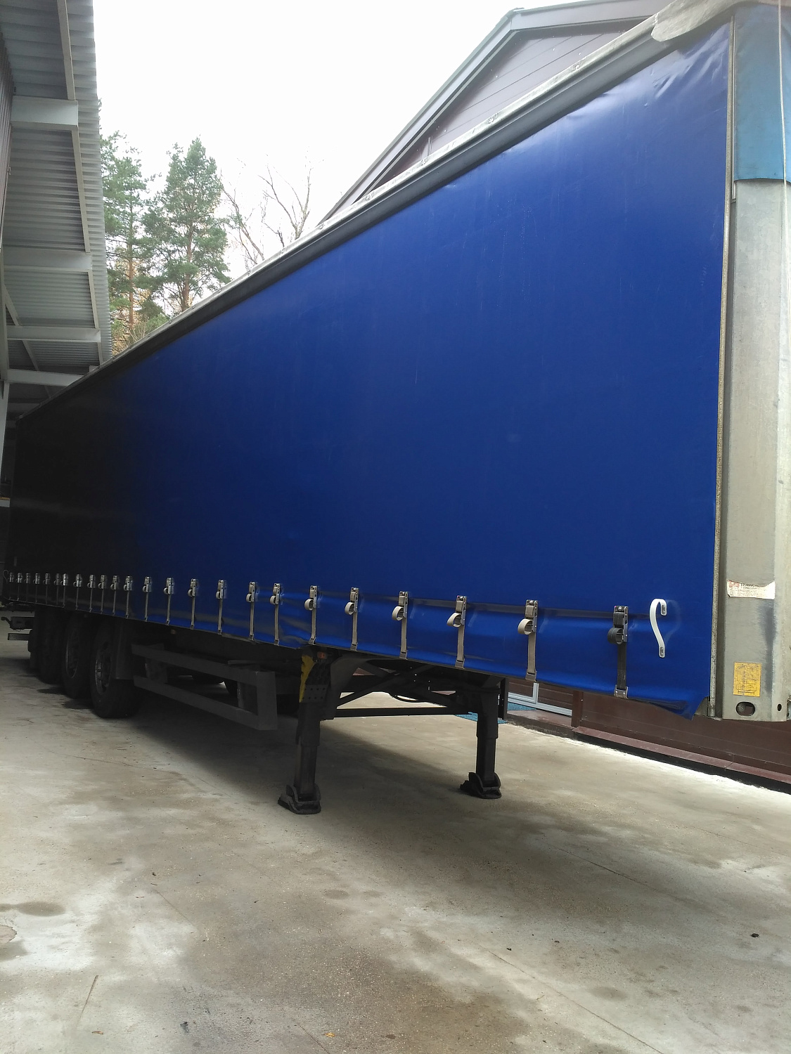 Тент на полуприцеп