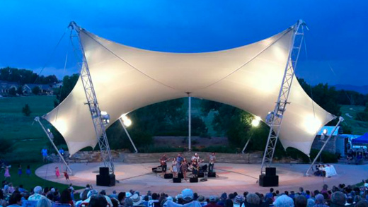 Мобильные сцены и навесы для эстрады под ключ