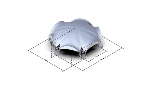 Шатёр Гексагональ 20х17