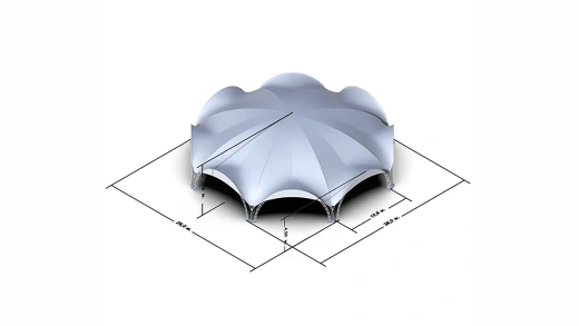 Шатёр Октагональ 26х24