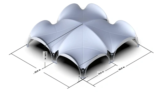 Шатёр Квадрат 20х20
